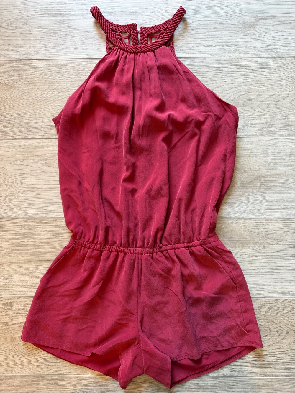 Joie Sleeveless Halter Romper